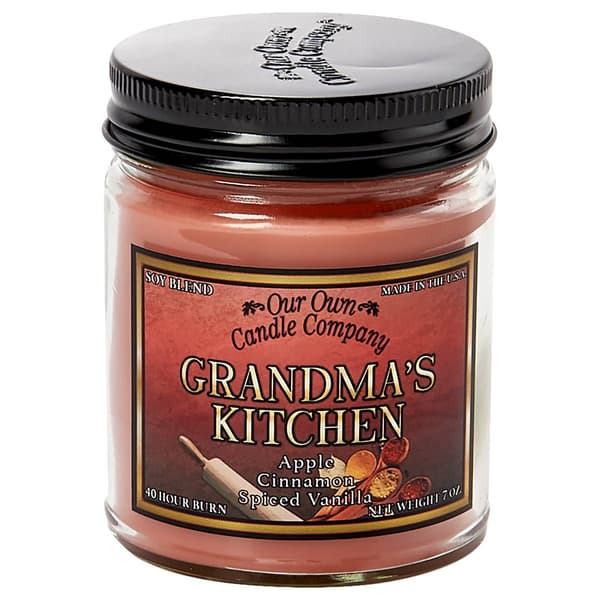 Our Own Candle Company 7oz. Grandma''s Kitchen Jar Candle - image 