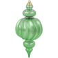 Northlight 4ct. Green 2-Finish Shatterproof Christmas Ornaments - image 5