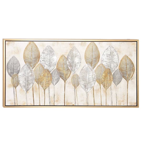 CosmoLiving by Cosmopolitan Brown Canvas Wall Art - image 