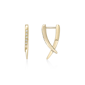 Brilliant Grown 1/10ctw. Lab-Grown Diamond Earrings - image 2