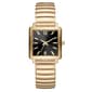 Womens Gold-Tone Black Dial Analog Watch - 15280G-07-G27 - image 1