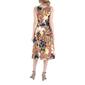 Womens 24/7 Comfort Apparel Maternity Paisley Midi Dress - image 3