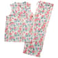 Womens IZOD Sleeveless Pomegranate Party Notch Collar Capri Paja - image 1