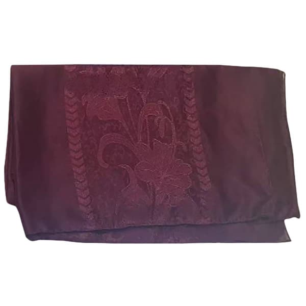 Womens Renshun Solid Pashmina Oblong Scarf - Wine