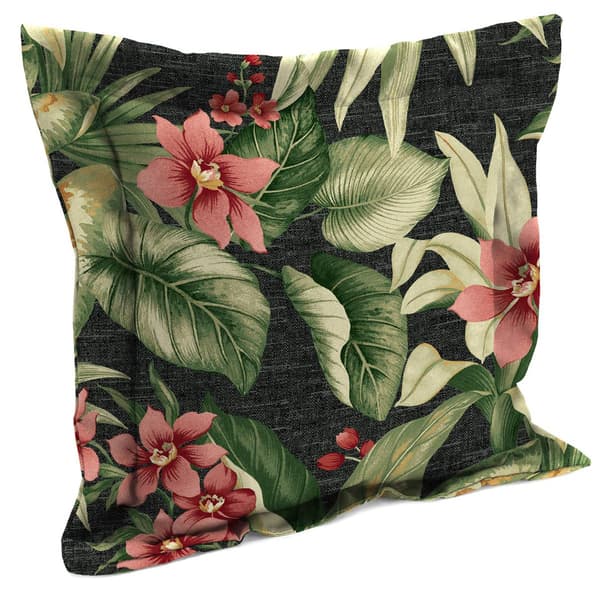 Jordan Manufacturing Flange Edge Toss Pillow - Tahita Noir - image 