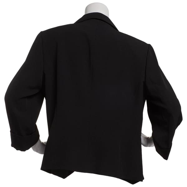 Womens Kasper Callie Stretch Crepe Open Blazer