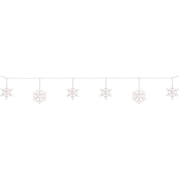 Northlight Seasonal 8.5ft. Snowflake Icicle Christmas Lights