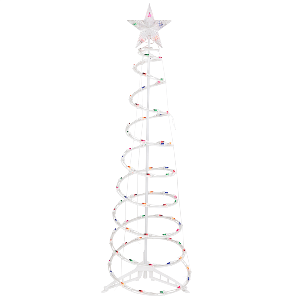 Northlight 4ft. Lighted Spiral Christmas Tree with Star Topper