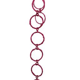 Allstate 5ft. Pretty In Pink Christmas Garland