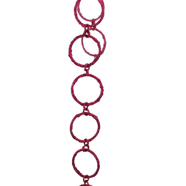 Allstate 5ft. Pretty In Pink Christmas Garland