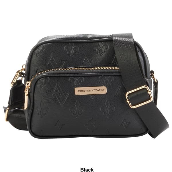 Adrienne Vittadini Marseille Signature Embossed Mini Crossbody