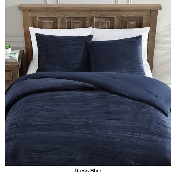 Tahari Home Zadie Soft Crinkle Velvet 3pc. Comforter Set