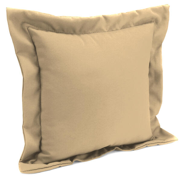 Jordan Manufacturing Antique Beige Flange Edge Outdoor Pillow - image 