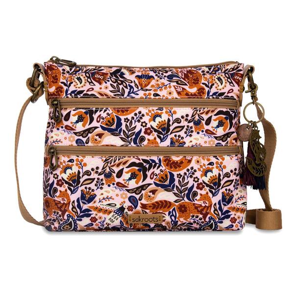 Sakroots Basic Nylon Crossbody - Autumn Enchanted Forest - image 