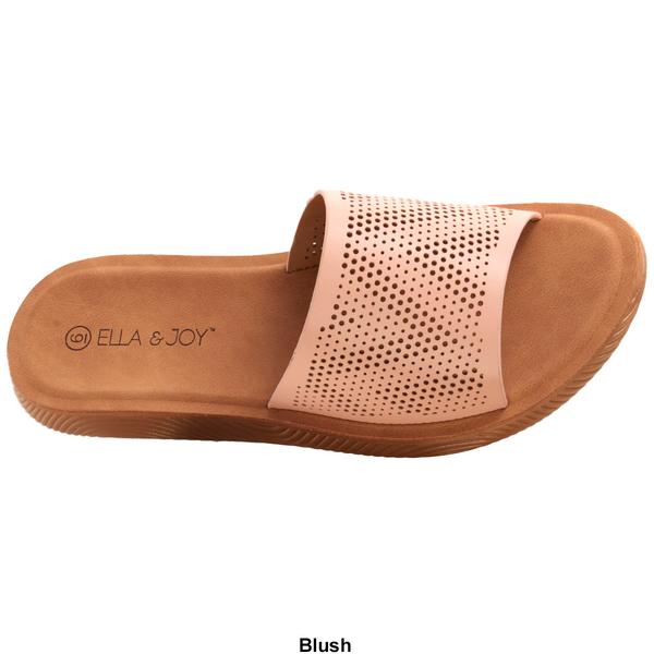 Womens Ella & Joy Comfort Slide Sandals - image 