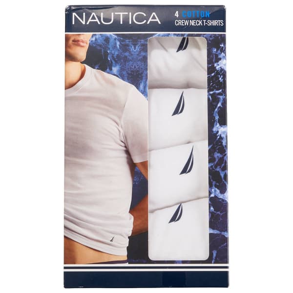 Mens Nautica 4pk. Crew Neck Tees - image 