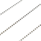 Northlight 15ft. Silver Shiny Beaded Christmas Garland - image 4