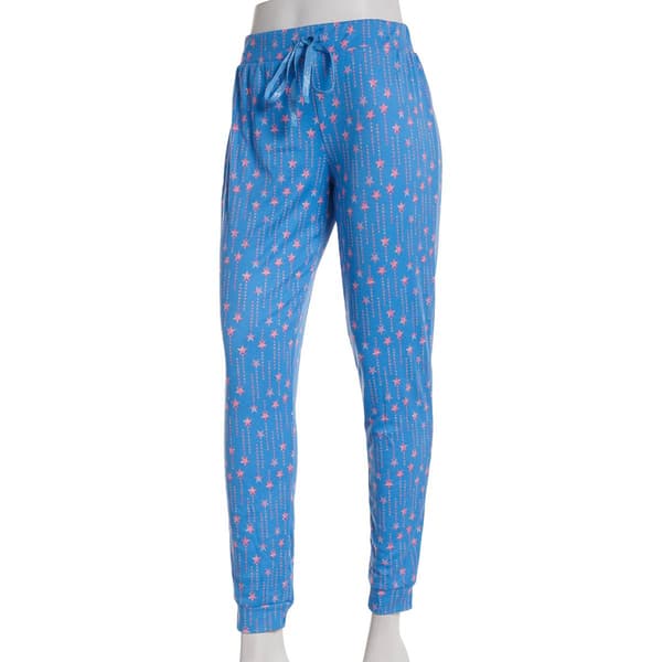 Plus Size Dollhouse Star Trails Brushed Poly Rib Joggers