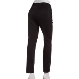 Womens Anne Klein Pull On One Button Solid Faux Fly Pants