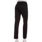 Womens Anne Klein Pull On One Button Solid Faux Fly Pants - image 3
