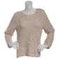 Petite Preswick & Moore® Long Sleeve Crochet Sweater - image 2
