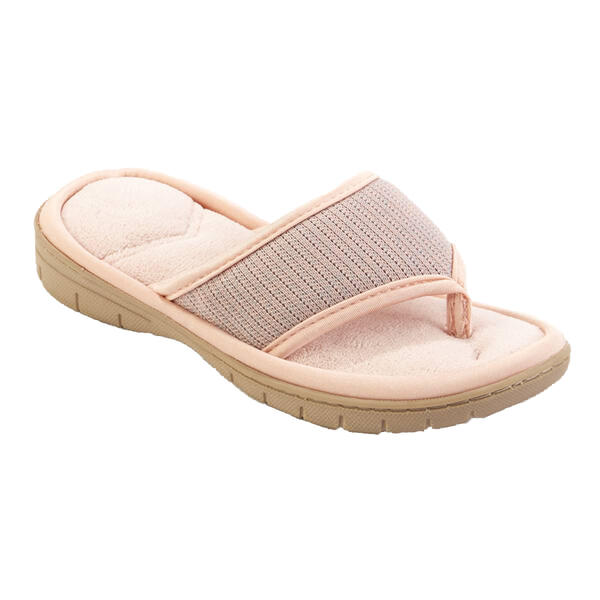 Womens Isotoner Eco Sport Thong Slippers - image 