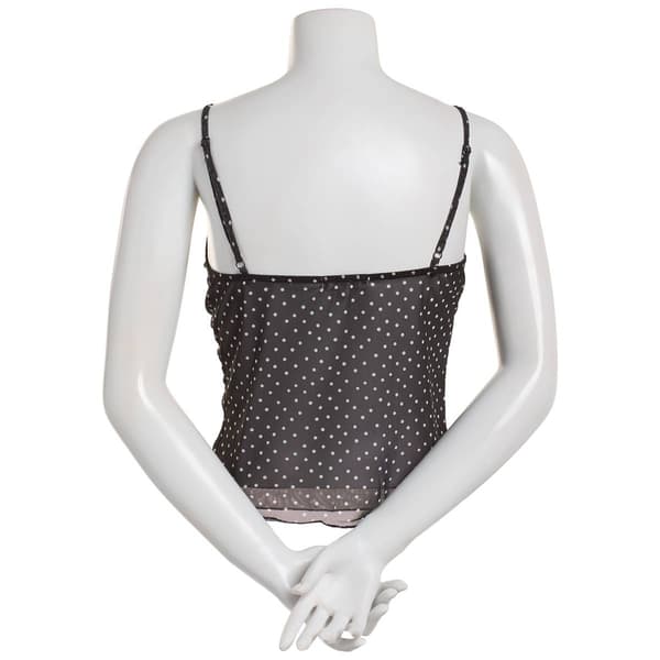 Madden Girl Cinched Sheer Pokka-Dot Cami