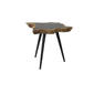 9th & Pike(R) Black Brown Rosewood/Metal Contemporary Accent Table - image 1