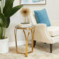 9th & Pike® Gold-Tone Metal Contemporary Accent Table - image 7