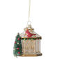 K&K Interiors Gazebo Bottle Brush Tree w/ Bird - image 1