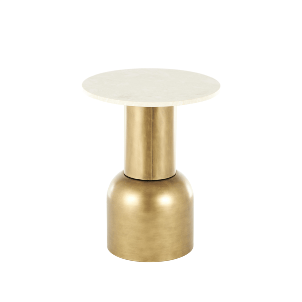 9th & Pike® Contemporary Gold Metal Accent Table