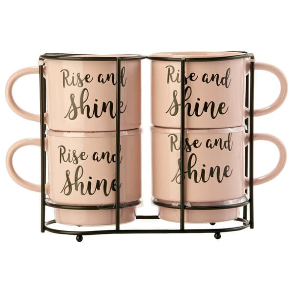 Azzure Stackable Rise and Shine Mugs - Set of 4 - image 