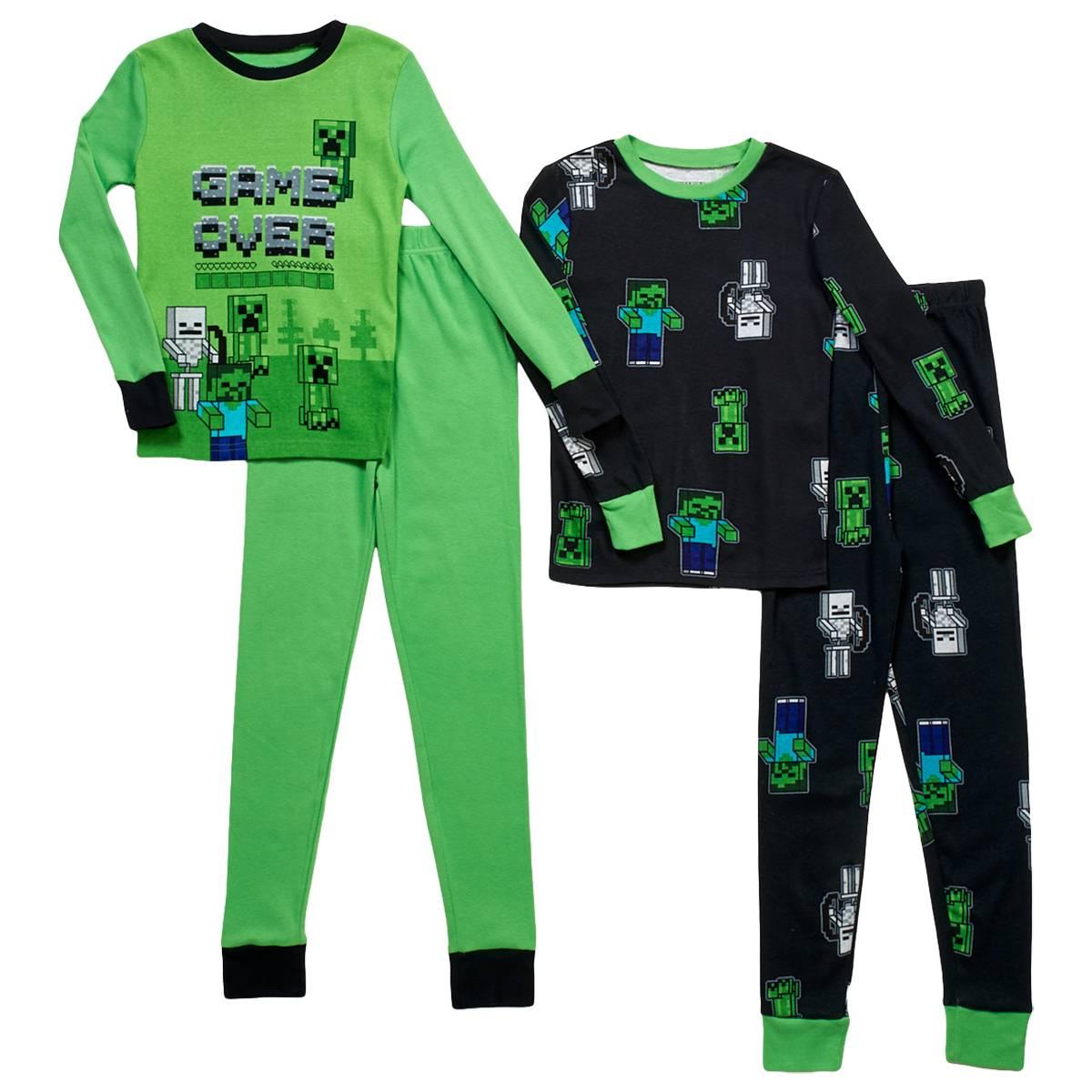 Boys Minecraft Game Over 4pc. Pajama Set