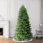 Puleo International 6.5ft. Pre-Lit Slim Noble Fir Christmas Tree - image 3