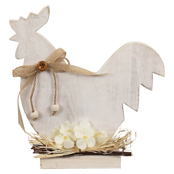 Northlight Seasonal Distressed Rooster Silhouette Spring Decor