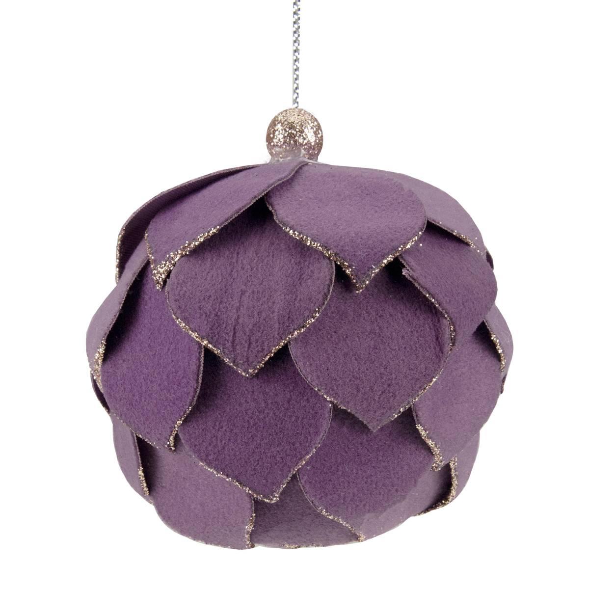 Northlight Seasonal Flower Glitter Petal Christmas Ornament
