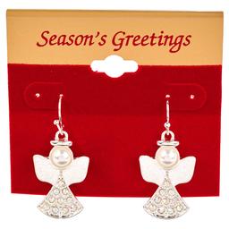 Holiday Angel Drop Earrings