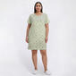 Plus Size Jaclyn Short Sleeve Ditsy Scoop Neck Nightshirt - image 3