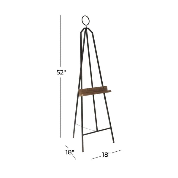 9th & Pike® Multi-Colored Iron Industrial Easel