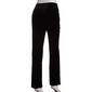 Womens Cece Black Wide Leg Velvet Pull-On Pants - image 2