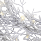 Northlight Pre-Lit LED Warm White Flocked Twig Christmas Wreath - image 6