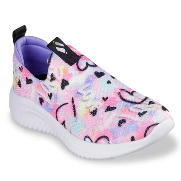Girls Skechers Ultra Flex 3.0 Slip Ons - image 