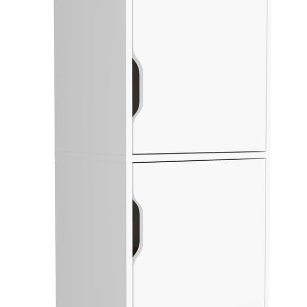 FM FURNITURE British White Single Pantry