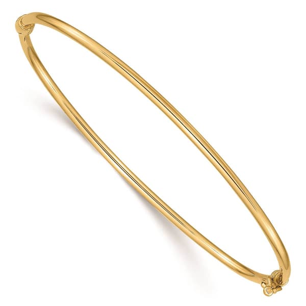 Gold Classics(tm) 14kt. Gold Hinged Bangle Bracelet - image 