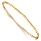 Gold Classics(tm) 14kt. Gold Hinged Bangle Bracelet - image 1