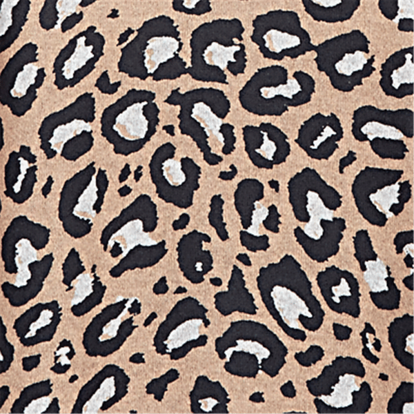 Plus Size Ruby Rd. Cozy Time Long Sleeve Leopard Sweater