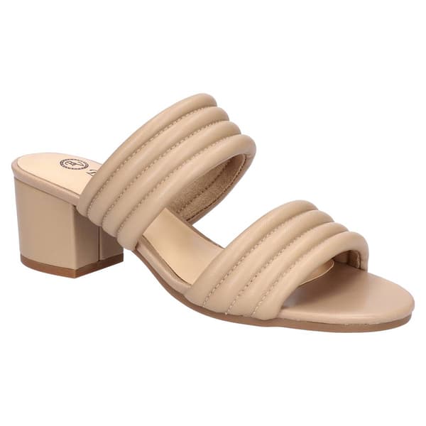 Womens Bella Vita Georgette Block Heel Slide Sandals