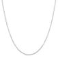 Unisex Gold Classics&#40;tm&#41; .80mm. 14k White Octagonal Snake Necklace - image 1