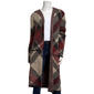 Plus Size Joseph A Long Sleeve Autumn Plaid Hooded Cardigan - image 1