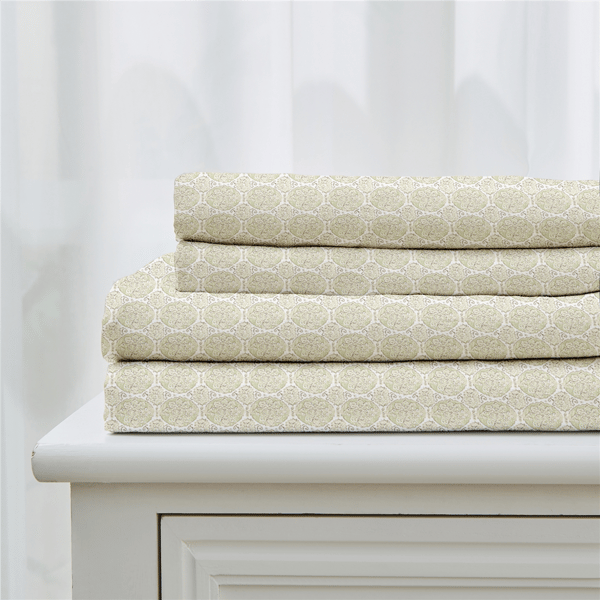 Patina Vie Maison Leiea Microfiber Grove Tiles Sheet Set